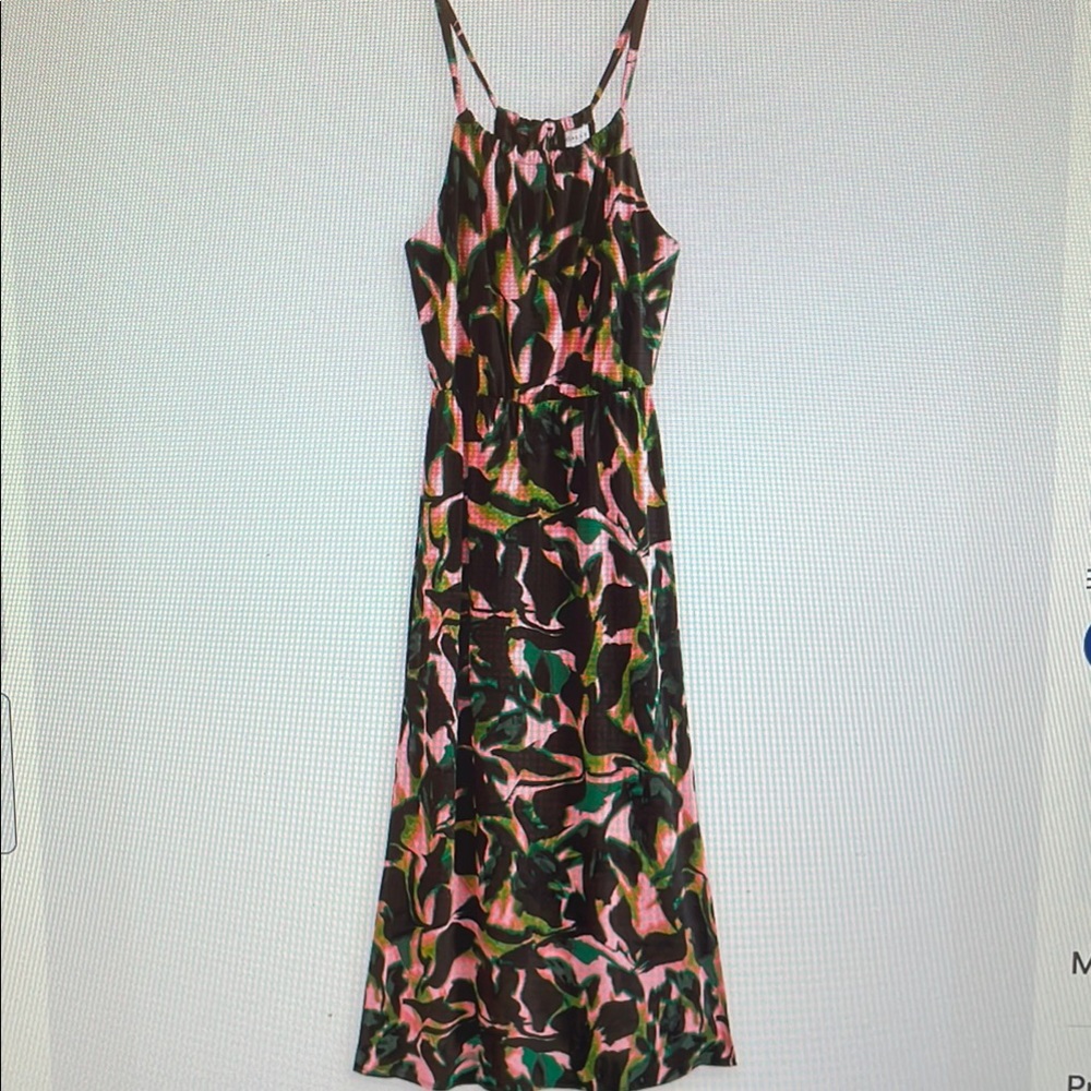 Gilli Abstract Multicolor Maxi Dress Large NWOT - Picture 4 of 6